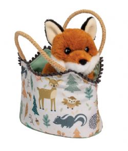 SACOCHE DE LA FORÊT ET PELUCHE DE RENARD 6.5